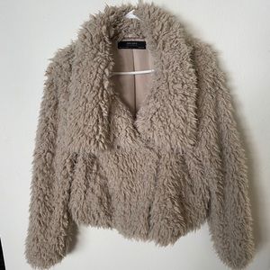 Zara teddy coat